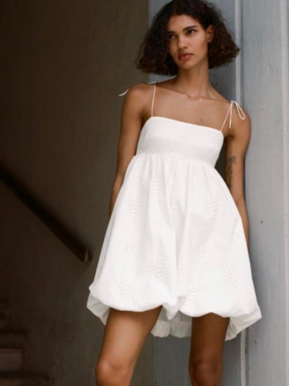 White Zara Mini Dress